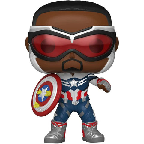 Image of The Falcon and the Winter Soldier - Captain America Metallic US Exclusive Pop! Vinyl