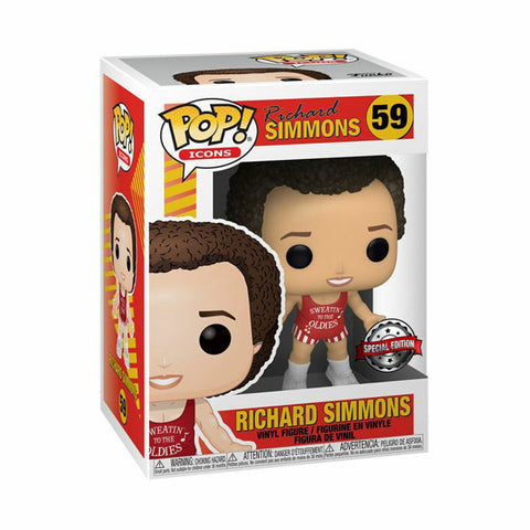 Image of Icons - Richard Simmons (Red) US Exclusive Pop! Vinyl