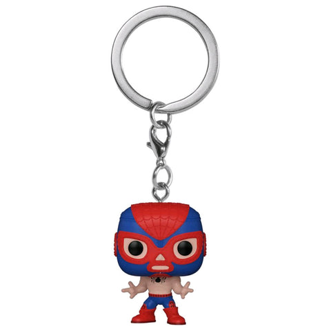 Image of Spider-Man - Luchadore Spider-Man Pocket Pop! Keychain