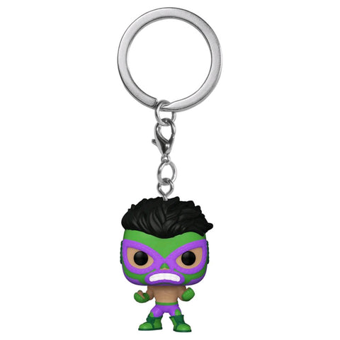 Image of Hulk - Luchadore Hulk Pocket Pop! Keychain