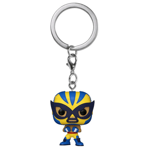 Image of X-Men - Luchadore Wolverine Pocket Pop! Keychain
