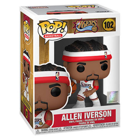 Image of NBA: Legends - Allen Iverson (Sixers Home) Pop! Vinyl
