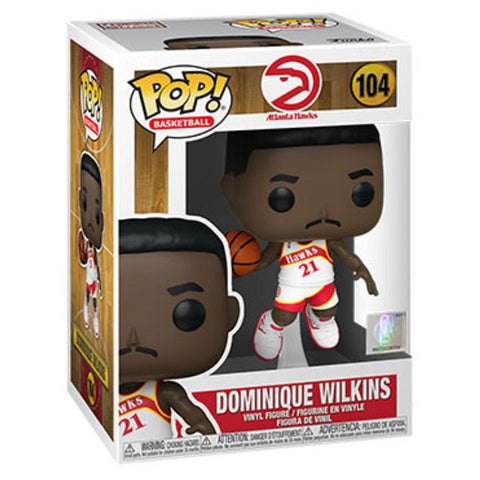 Image of NBA: Legends - Dominique Wilkins Hawks Home Pop! Vinyl