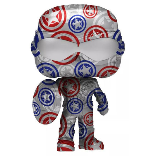 The Falcon and the Winter Soldier - Captain America Patriotic (Artist) US Exclusive Pop! with Protector