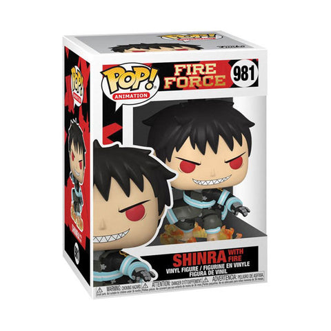 Image of Fire Force - Shinra with Fire Pop! Vinyl