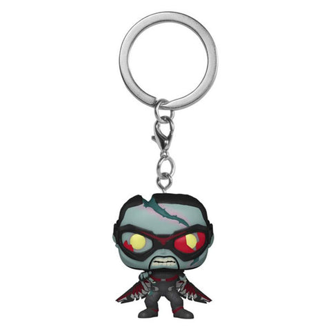 Image of What If - Zombie Falcon Pocket Pop! Keychain