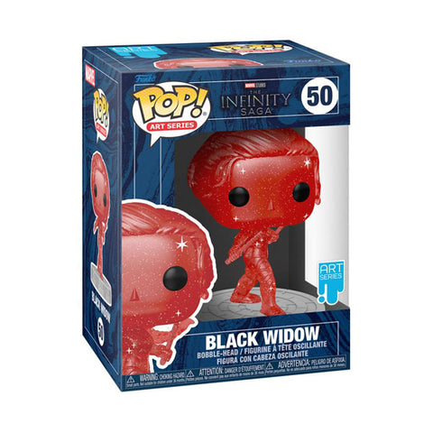 Image of Avengers - Black Widow Infinity Saga Red (Artist) Pop! Vinyl with Protector