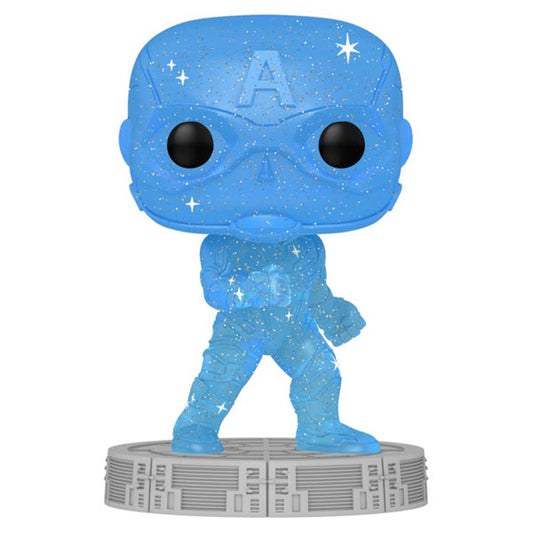 Avengers - Captain America Infinity Saga Blue (Artist) Pop! Vinyl with Protector