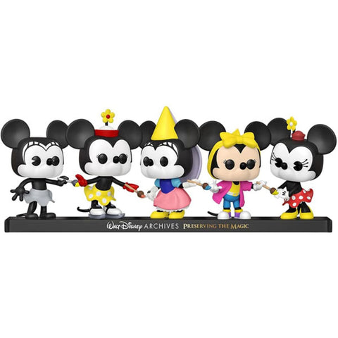 Image of Mickey Mouse - Minnie Mouse US Exclusive Pop! Vinyl 5-Pack