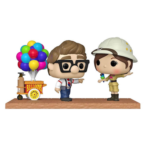 Image of Up - Carl & Ellie w/Balloon Cart US Exclusive Pop! Moment