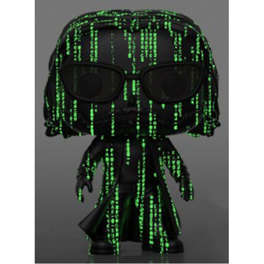 The Matrix Resurrections - Neo in the Matrix Glow US Exclusive Pop! Vinyl