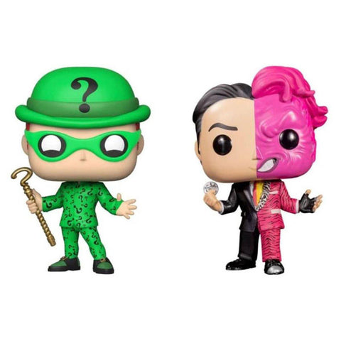 Image of Batman Forever - Two-Face & Riddler Glow US Exclusive Pop! 2-pack