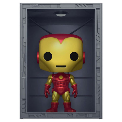 Image of Marvel Comics - Hall of Armor: Iron Man Model IV Metallic US Exclusive Pop! Deluxe