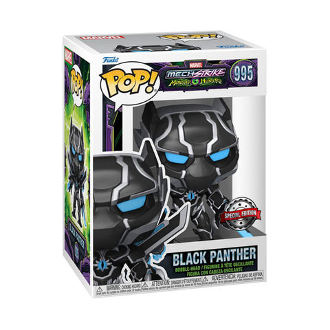 Image of Marvel Mech Strike Monster Hunters - Black Panther US exclusive Pop! Vinyl