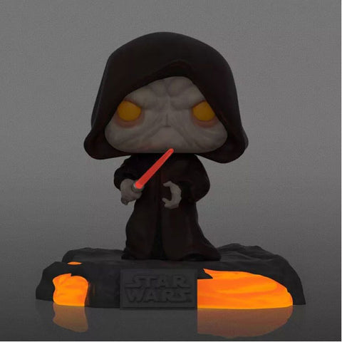 Image of Star Wars - Red Saber Series: Darth Sidious Glow US Exclusive Pop! Deluxe