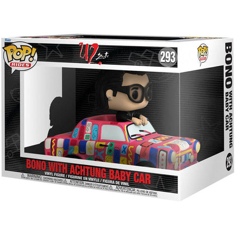 Image of U2 - Bono with Achtung Baby Car Pop! Ride