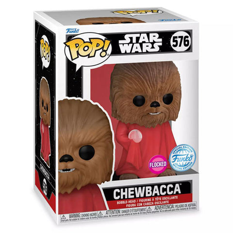Star Wars - Chewbacca with Robe Flocked US Exclusive Pop! Vinyl