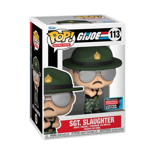 NYCC 2022 - G.I. Joe - Sergeant Slaughter US Exclusive Pop! Vinyl