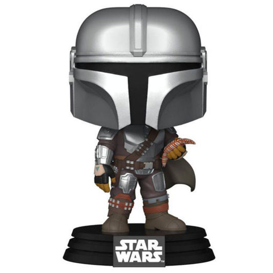 Star Wars: Book of Boba Fett - Mandalorian with Pouch Pop! Vinyl