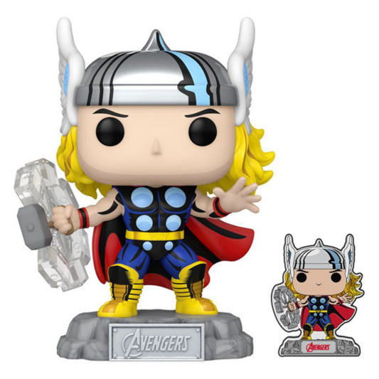 Marvel Comics - Thor Avengers 60th US Exclusive Pop! Vinyl with Pin