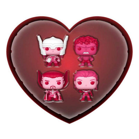Image of Marvel - Valentines Day US Exclusive Pocket Pop! 4-Pack