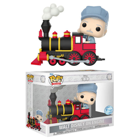Disney 100th - Walt Disney on Engine US Exclusive Pop! Train