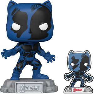 Marvel Comics - Black Panther Avengers 60th Anniversary US Exclusive Pop! Vinyl with Pin