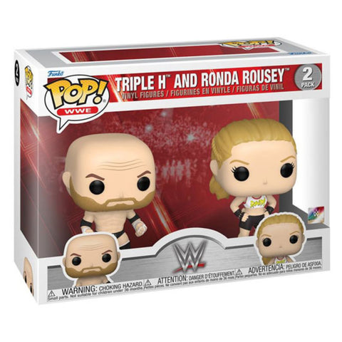 Image of WWE - Rhonda Rousey & Triple H Pop! 2-Pack