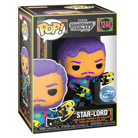 Image of Guardians of the Galaxy: Vol. 3 - Star-Lord US Exclusive Blacklight Pop! Vinyl