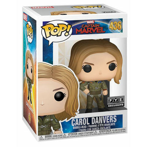 Image of Captain Marvel - Carol Danvers Flight Suit US Exclusive Pop! Vinyl