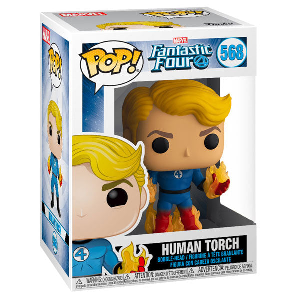 Fantastic Four - Human Torch with Flames US Exclusive Pop! Vinyl