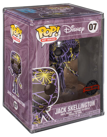 Image of The Nightmare Before Christmas - Jack (Artist) Black & Yellow US Exc Pop! with Protector