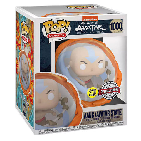 Image of Avatar: The Last Airbender - Aang Avatar State Glow US Exclusive 6&quot; Pop! Vinyl