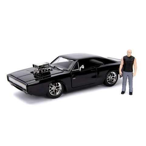 Image of Fast & Furious - 1970 Dodge Charger 1:24 with Dom Hollywood Ride