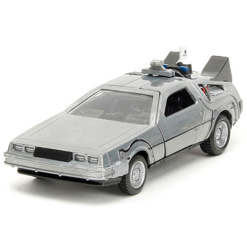 Image of Back to the Future - DeLorean Time Machine 1:32 Scale Hollywood Ride 3-Pack
