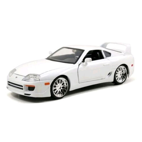 Image of Fast and Furious - 1995 Toyota Supra White 1:24 Scale Hollywood Ride