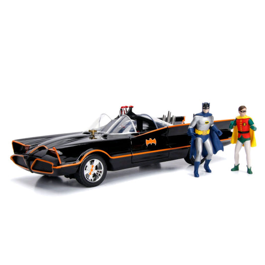 Batman (1966) - Batmobile 1:18 with Batman and Robin
