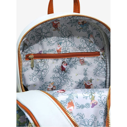 Image of Loungefly - Snow White - Floral US Exclusive Mini Backpack