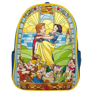 Loungefly - Snow White and the Seven Dwarfs - Stained Glass US Exclusive Mini Backpack