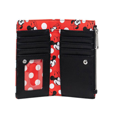 Image of Loungefly - Disney - Minnie Mouse Polka Dots Red Purse