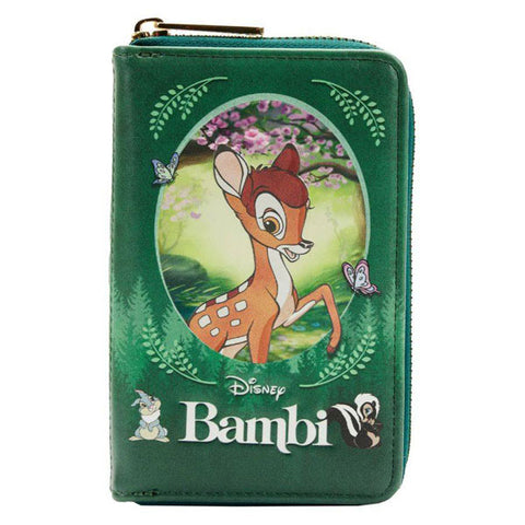 Image of Loungefly - Bambi (1942) - Classic Books Zip Purse
