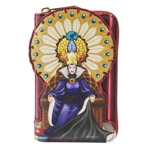 Loungefly - Snow White (1937) - Evil Queen Throne Zip Around Wallet