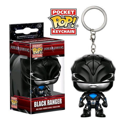 Image of Power Rangers Movie - Black Ranger Pocket Pop! Keychain
