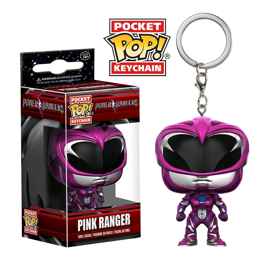 Power Rangers Movie - Pink Ranger Pocket Pop! Keychain