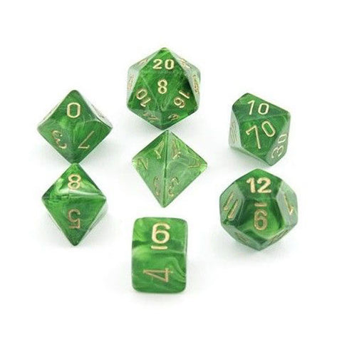 CHX 27435 Vortex Green/gold 7-Die Set