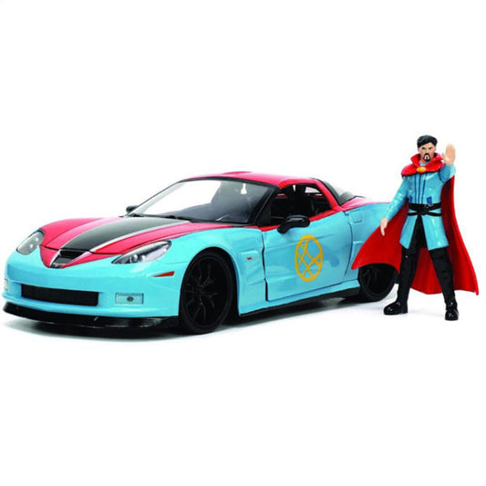 Doctor Strange - Doctor Strange with 2006 Chevrolet Corvette Z06 1:24 Scale Hollywood Ride