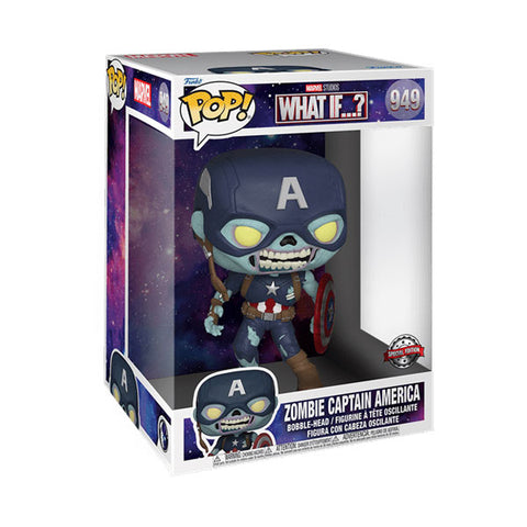 Image of What If - Zombie Captain America US Exclusive 10 Inch Pop! Vinyl