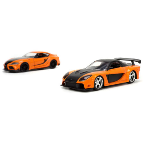 Image of Fast & Furious 9 - Hans Mazda RX-7 & 2020 Toyota GR S 1:32 Scale 2-Pack