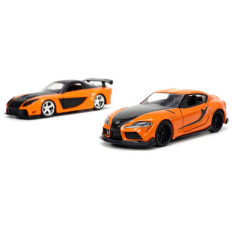 Fast & Furious 9 - Hans Mazda RX-7 & 2020 Toyota GR S 1:32 Scale 2-Pack