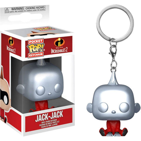 Image of Incredibles 2 - Jack-Jack Metallic US Exclusive Pocket Pop! Keychain
